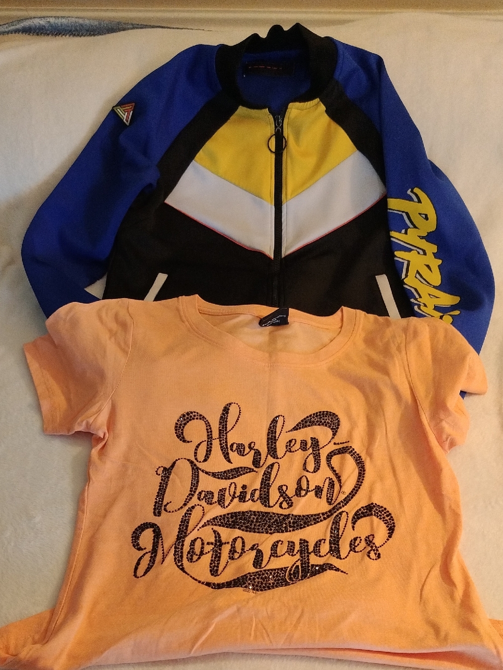 Harley Davidson Hillbilly Harley Shirt Black Pyramid Jacket Bundle Women's S